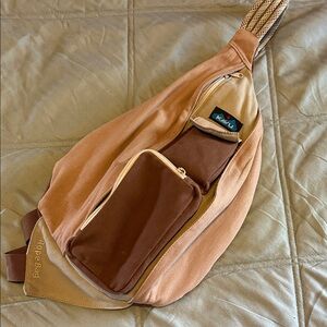 KAVU Rope Bag - Mauve and Dusty Pink